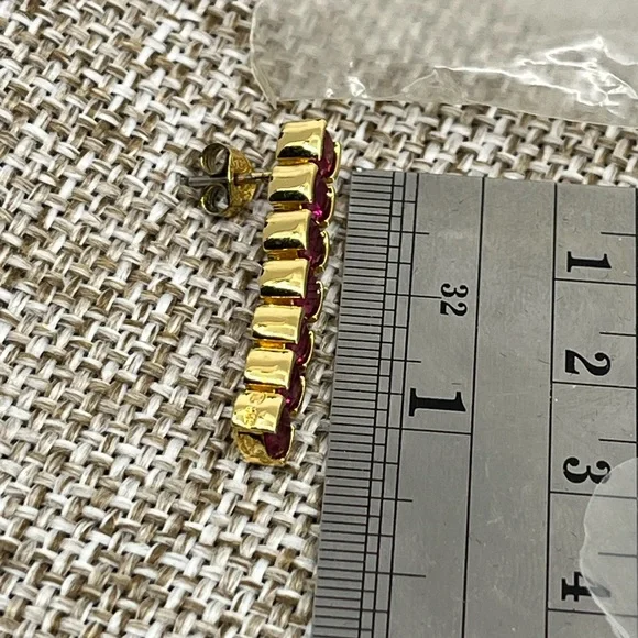 Vintage Technibond Classic 18K Gold Bonded 925 Necklace & Earring Set - Picture 16 of 17